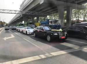 Shanghai Rolls Royce Ghost and Porsche Panamera